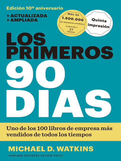 Title details for Los primeros 90 días by Michael D. Watkins - Available